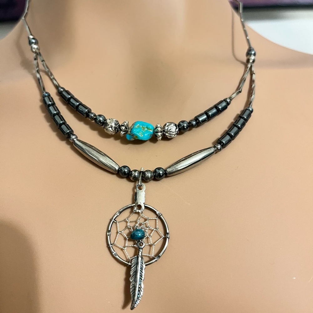 Dreamcatcher necklace